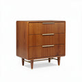 houten ladenkast met drie lades afmetingen 80 x 40 x 75cm bruin